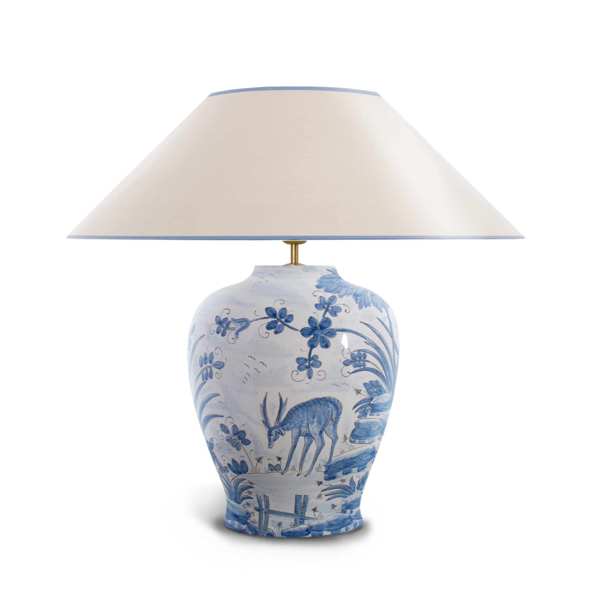 Tischleuchte Cervi blu