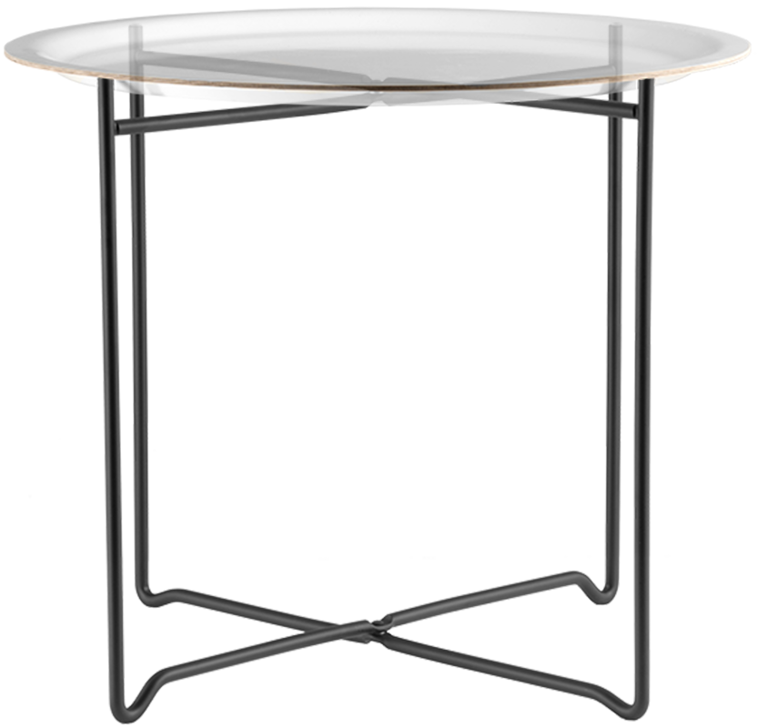 Åry Trays Tablettfuß Tablettständer schwarz für 49 cm Tabletts, klappbar