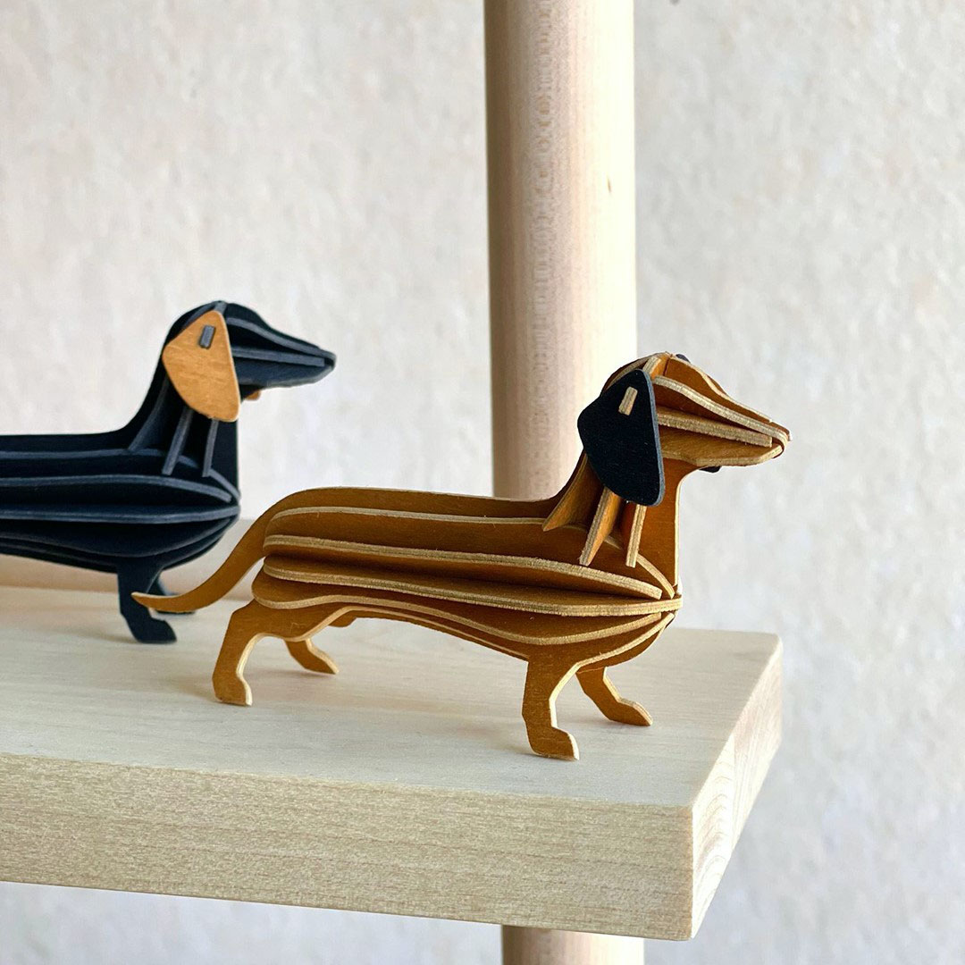 Lovi-Dackel-Dachshund-schwarz-zimtbraun gemixt
