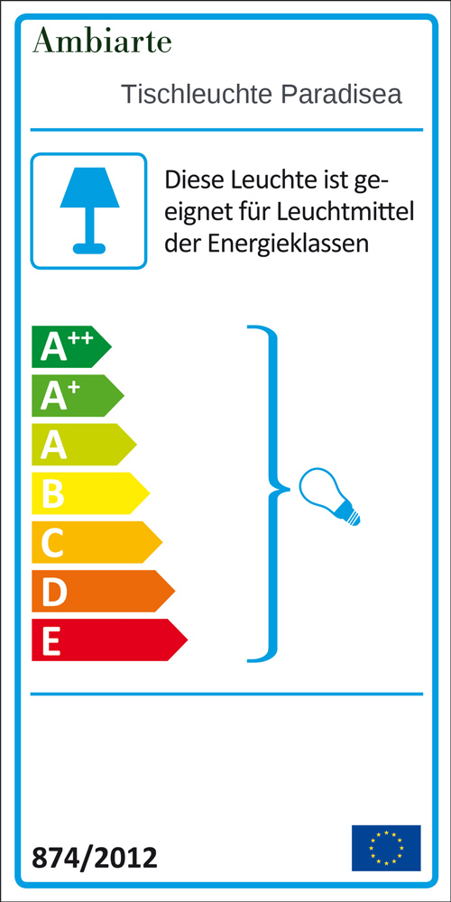 Tischleuchte Paradisea