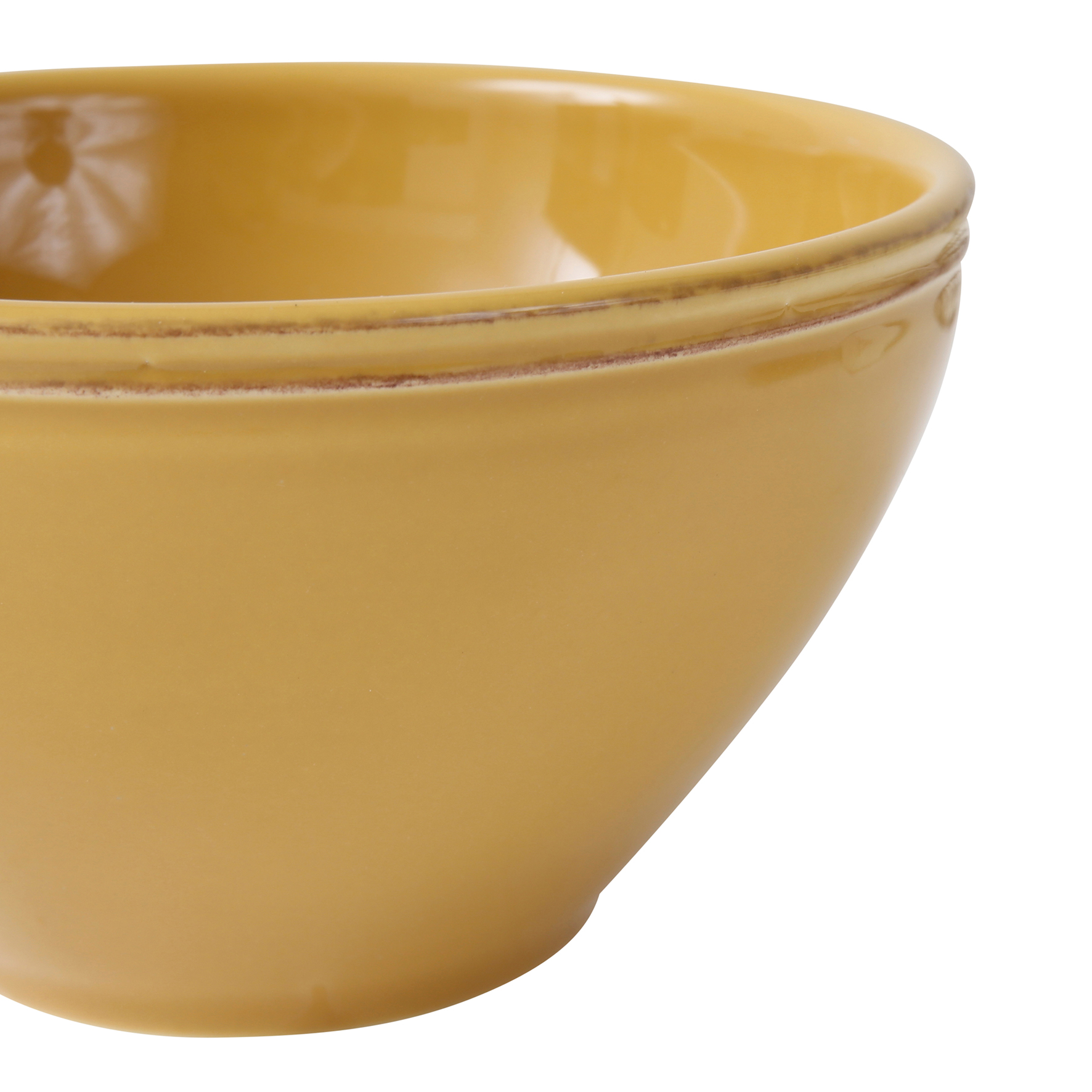 Cote Table Kaffeeschale Bol Senf nah
