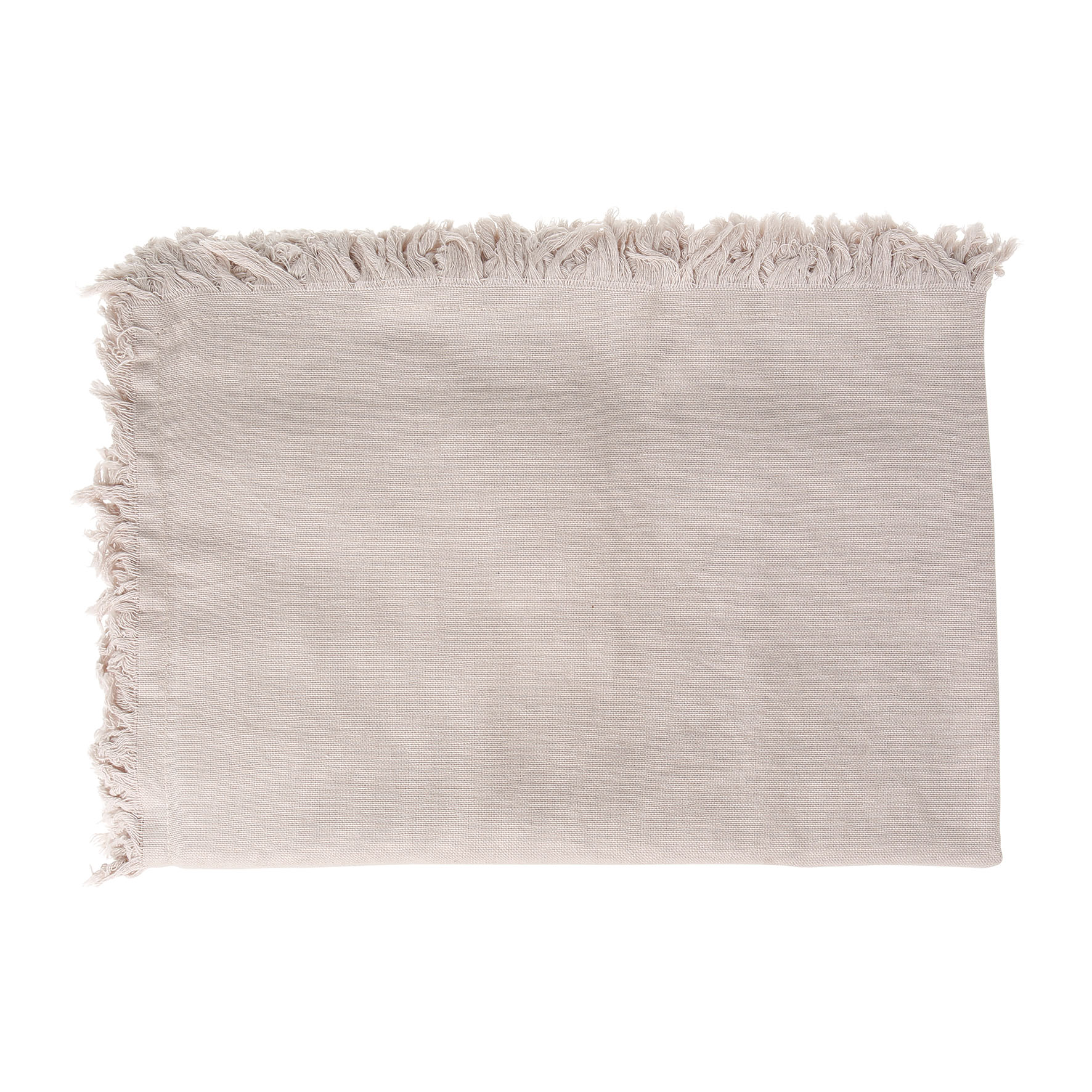 Tischdecke Landhaus natur Baumwolle 160x160 cm
